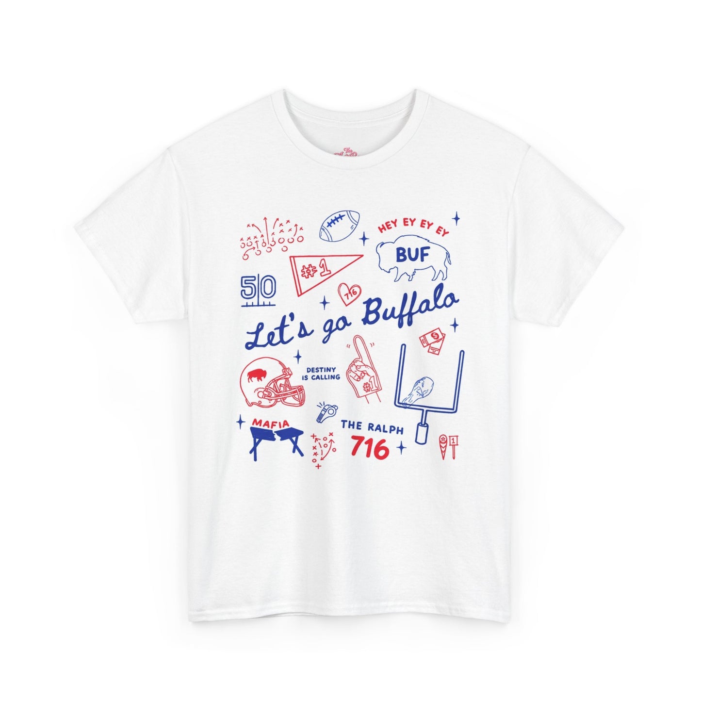 Let's Go Buffalo T-Shirt — Buffalo City Icons Graphic Tee