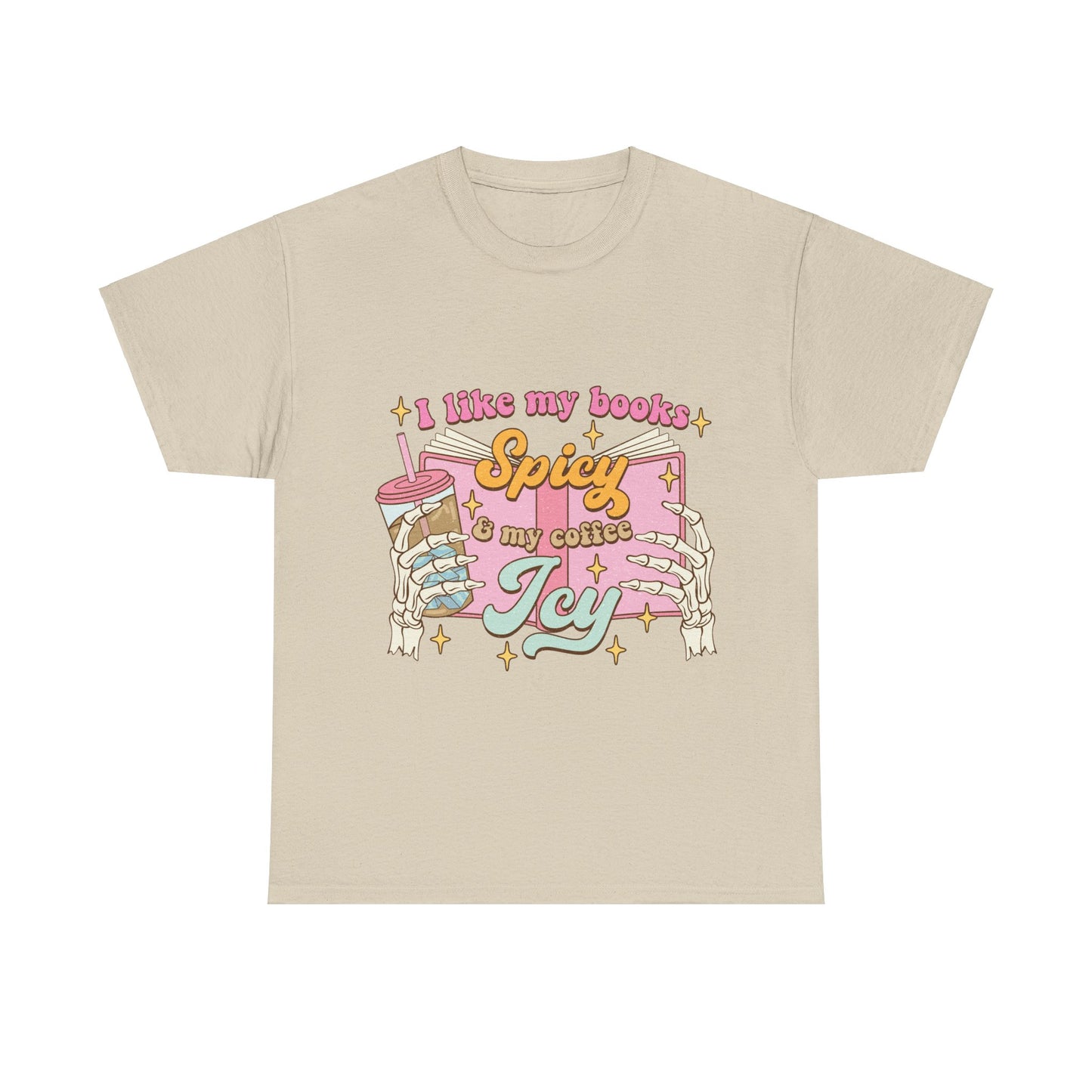 I Like My Books Spicy Cotton Tee